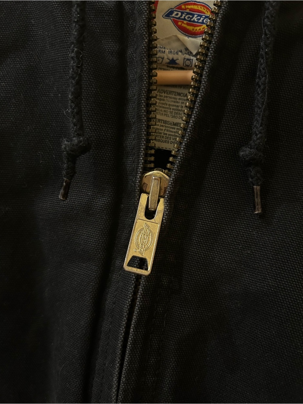 Dickies Black Hooded Work-Style Jacket - Picture 5 of 6